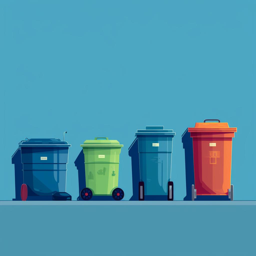 Various dumpster sizes